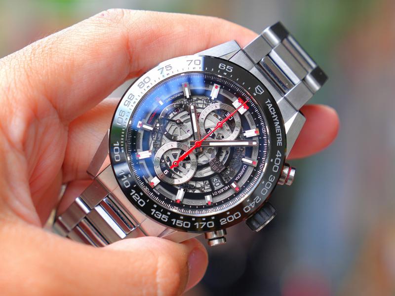 Tag Heuer Carrera Chronograph Skeleton 45mm  (Pre-Owned)