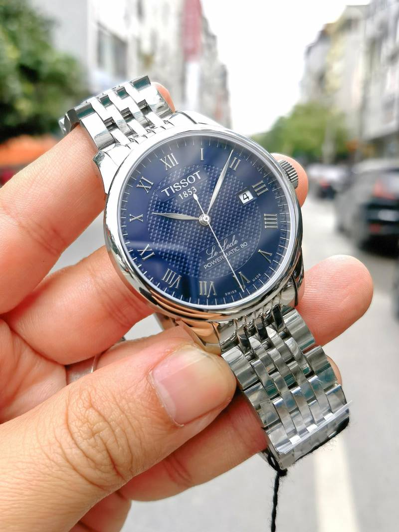 Tissot Heritage Visodate Powermatic 80 Automatico 42mm - Quadrante Blu, Cinturino In Acciaio - T118.430.11.041.00